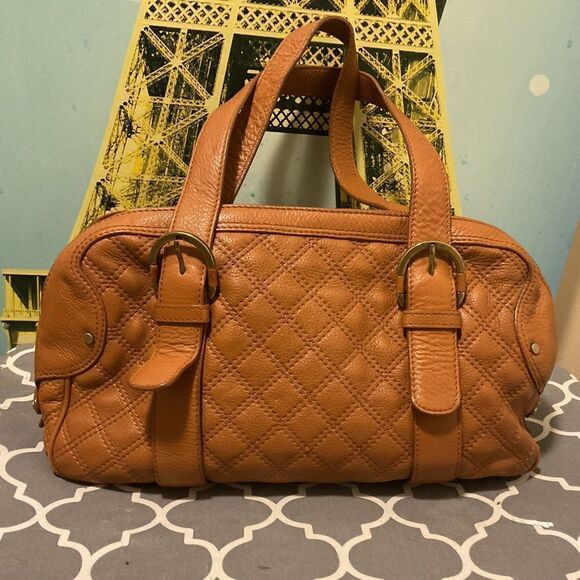 COPY - Michael Kors brown leather padded satchel bag - Picture 1 of 14